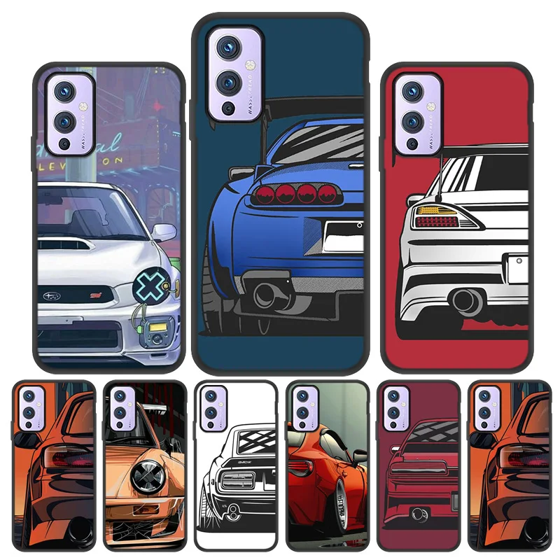 Мягкий чехол для Oneplus 9 7T 7 8 6T Nord N10 задняя крышка бампер спортивных автомобилей