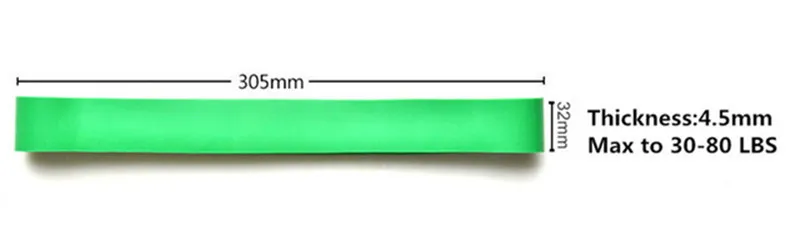 30 80LBS 305MM 3, 4, 5, 6 уровней, резинки для йоги, для женщин, мужчин, для дома, для улицы, для фитнеса, оборудование для мужчин, t, для пилатеса, спортивные тренировочные ленты для тренировок - Цвет: 30 80LBS 305MM