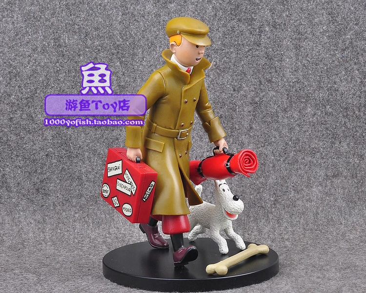 Vogue Comic Herge The adventures Le Lotus Bleu Blue lotus Tintin & Milou снежные игрушки для путешествий|Игровые
