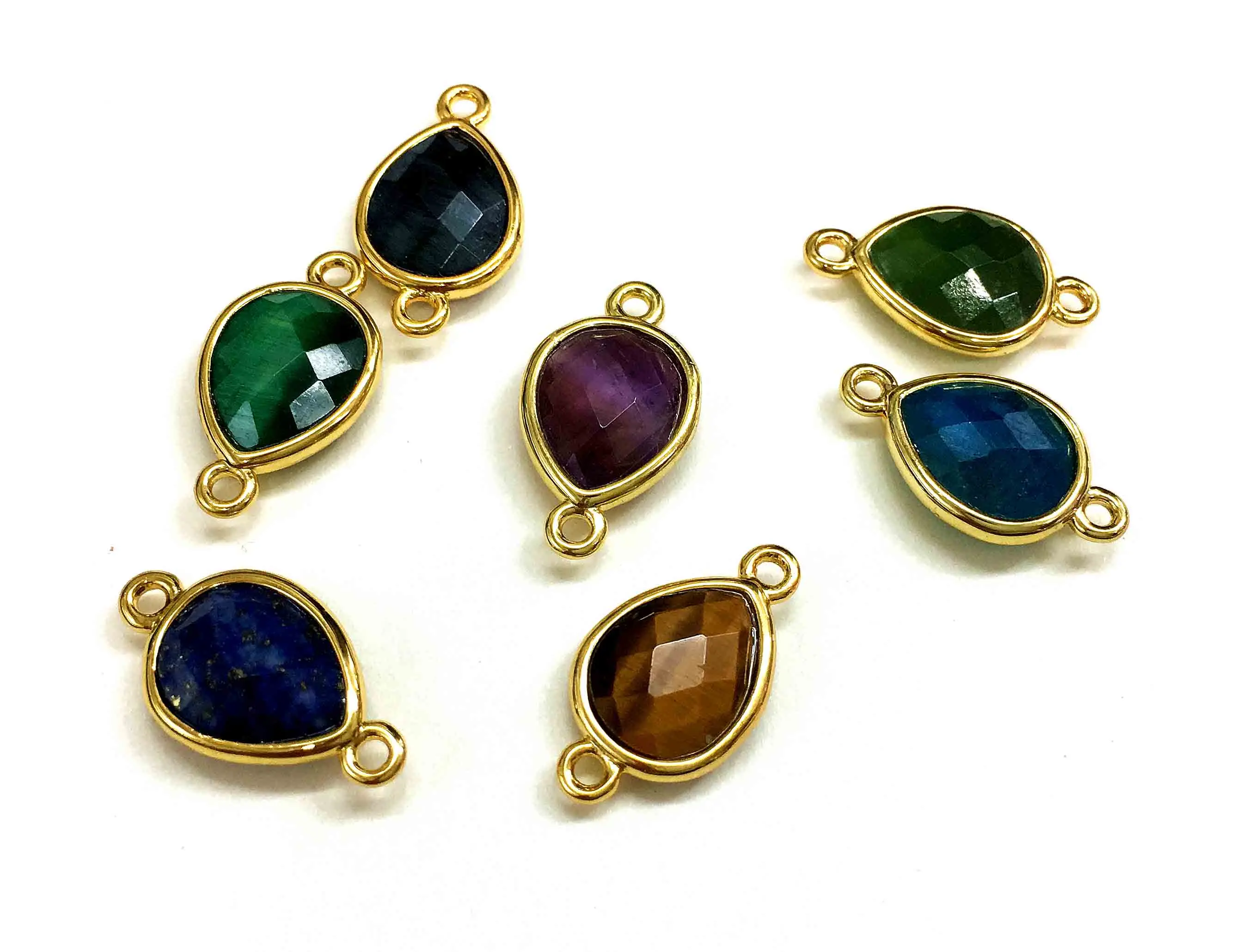 Латунь микро проложить CZ Циркон КАПЛЕВИДНАЯ металлическая прокладка Шарм найти