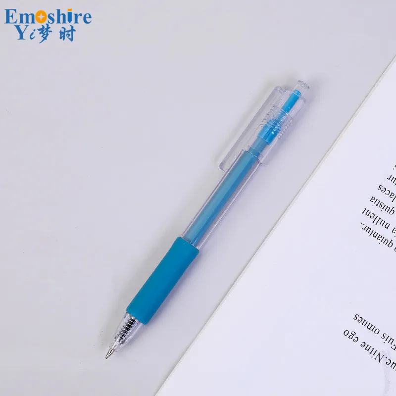 

Simple Press Neutral Pen Student Ins Ballpoint Pen Small Fresh Bullet Test Office Plastic Signature Pen P999