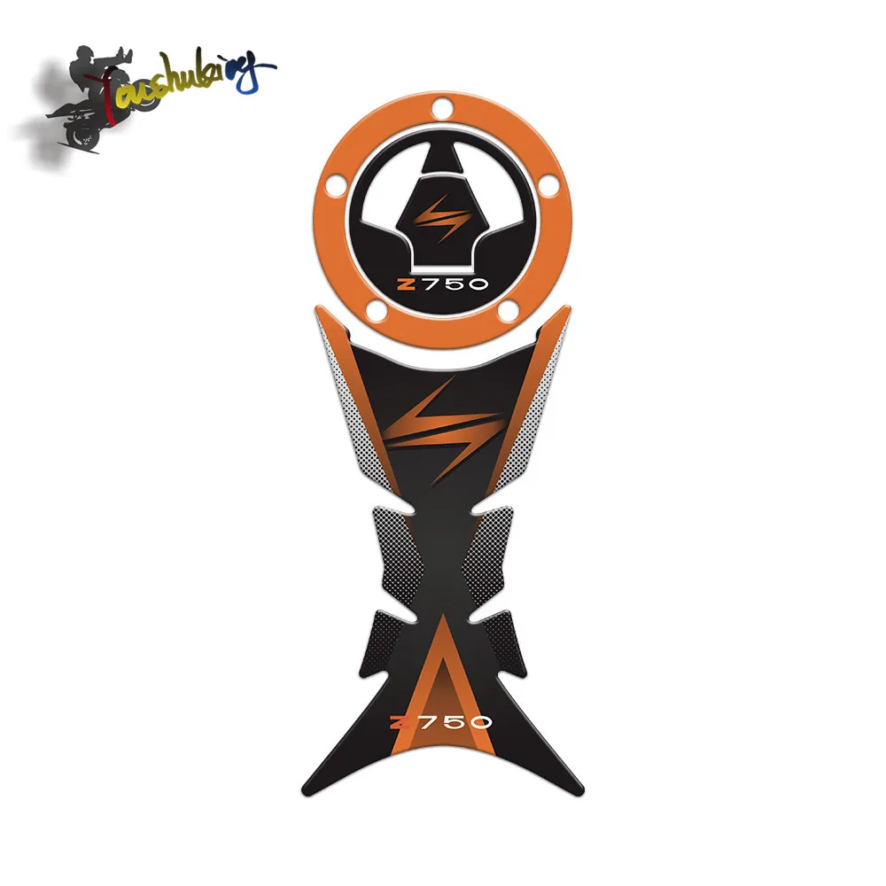 

3D Motorcycle Tank Pad Protector Sticker Fish Bone Decal for Z900 Z800 Z750 Z650 Z300 Z250 Z125 Z1000 Z400