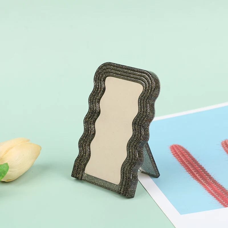 

1/12 Dollhouse Mini Dressing Mirror Makeup Mirror Model Simulation Fitting Room Furniture Supplies Ornaments