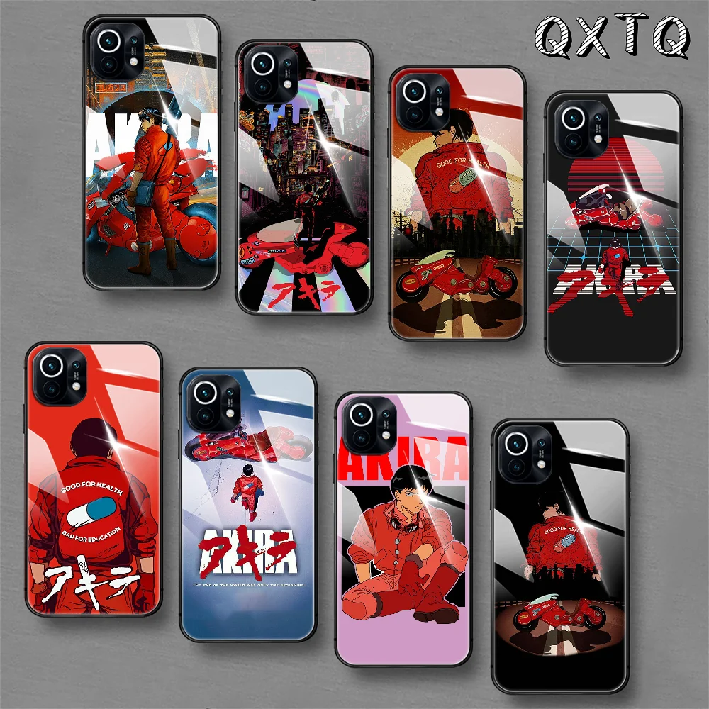 

Akira Anime Manga Tempered Glass Phone Case For Xiaomi Mi 8 9 10 11 T Max Pro Lite Poco F X 2 3 Nfc Ultra Cover Cell Cell Phone