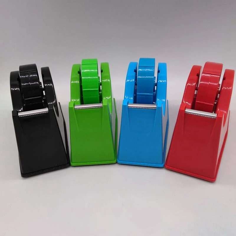 

Desktop Tape Dispenser Adhesive Roll Holder with Weighted Non Skid Base