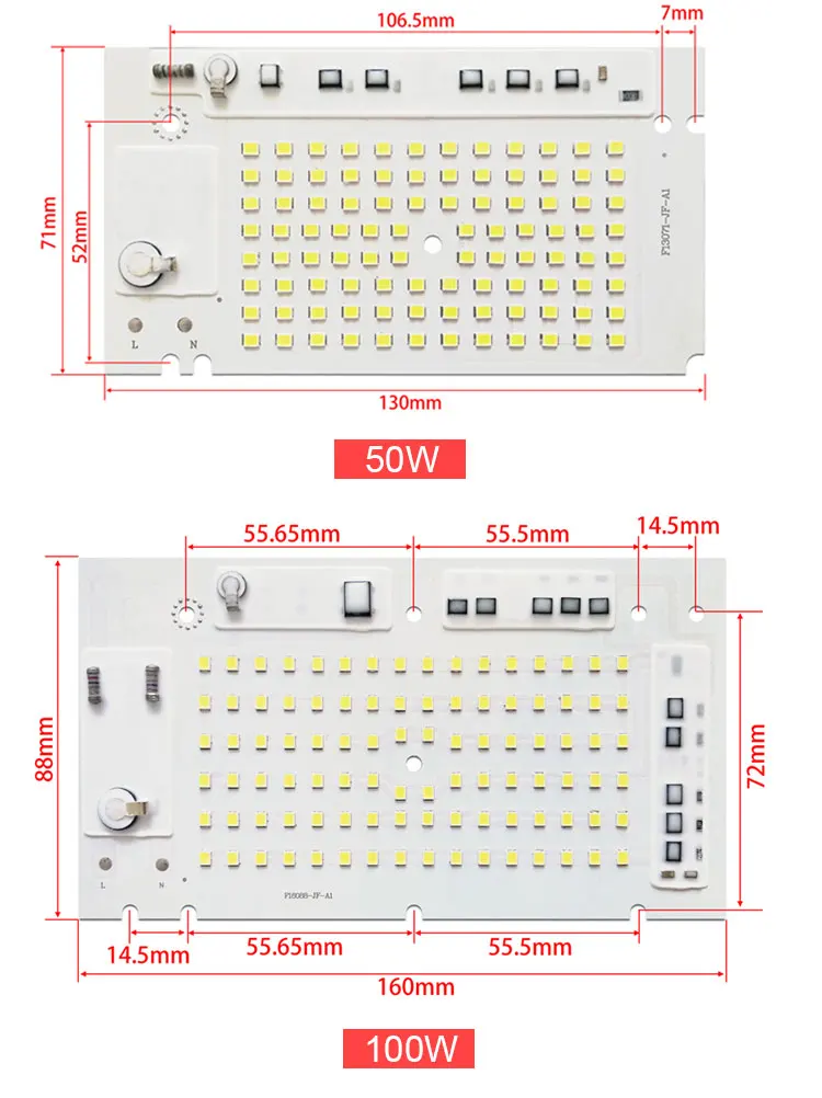 Smart IC не нужен драйвер 10 Вт 20 Вт 30 Вт 50 Вт 100 Вт 200 Вт AC220V-240V Вход светодиодный SMD чип для DIY наружного прожектора