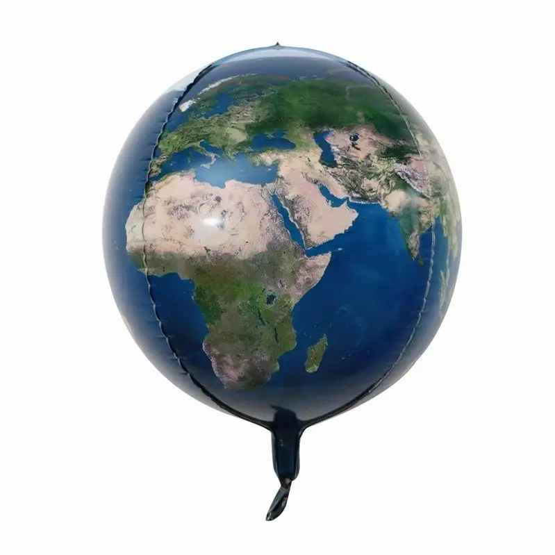 22 inch 4D Round Space Earth Dawn Starry Sky Aluminum Foil Balloon Wedding Decoration Birthday Party Helium Ballon Supplies