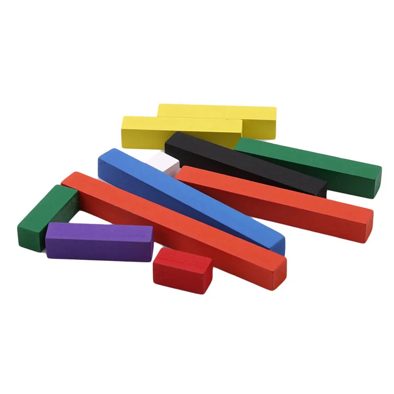 

2021 New 1-10cm Number Sticks Colorful Ascending Count Stick Montessori Materials Wooden Math Toy Preschool educational toys