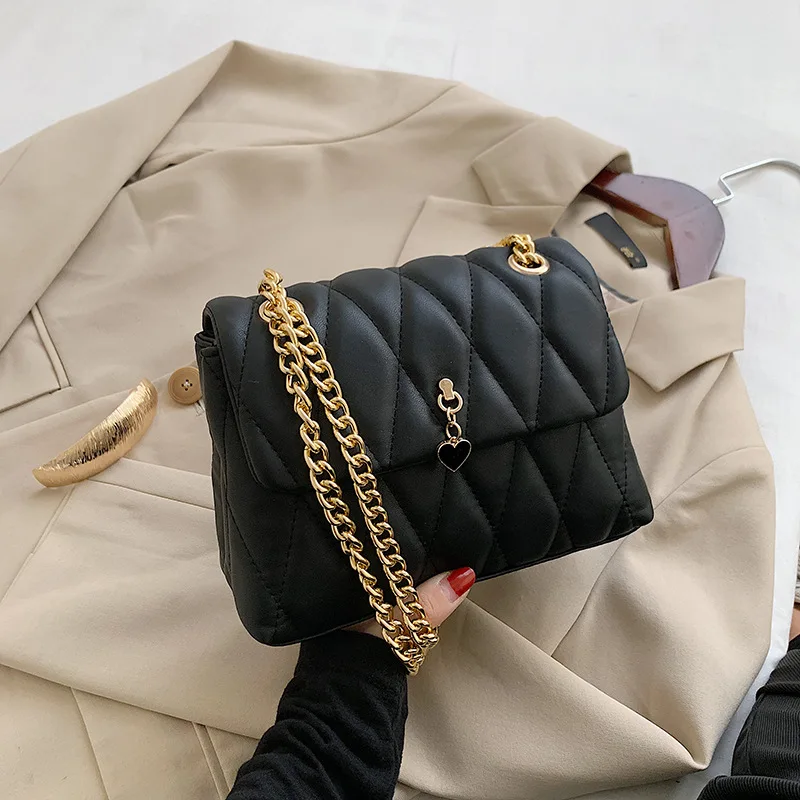 

Прошитая нить Женская квадратная сумка 2020 Новая высококачественная женская сумка из искусственной кожи дизайнерская сумка через плечо с ц...