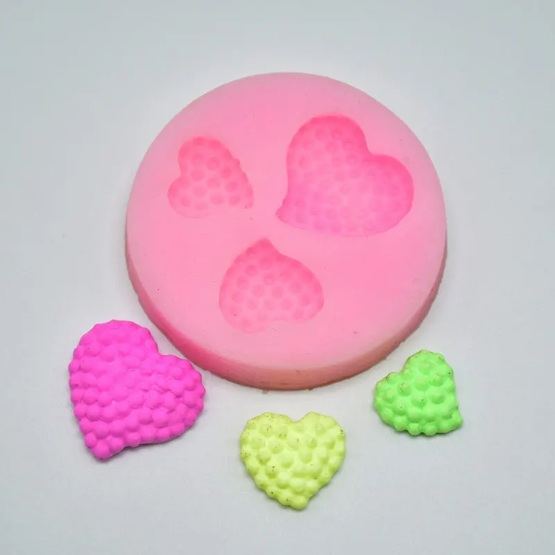 6 см розовая комбинированная форма для торта в форме сердца на День святого