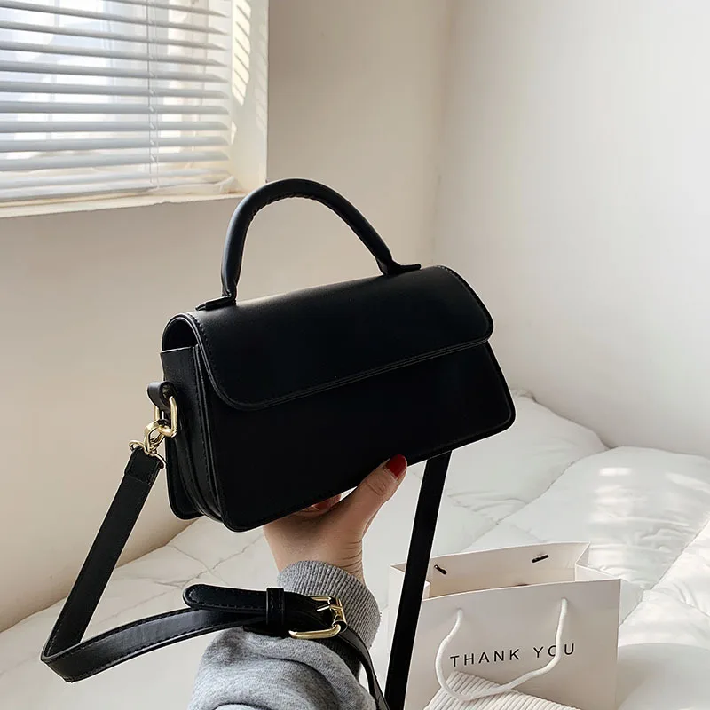 

Hand Bag Women 2021Latest style Large Capacity All-match Shoulder Bags High Quality Retro Messenger PU Leather fashion Totes