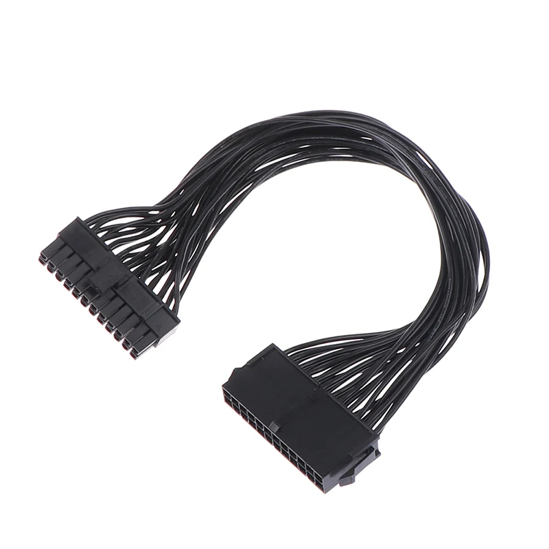 

ATX Motherboard Mainboard 24Pin PSU Power Supply Extension Cable 18AWG For PC DIY 32cm