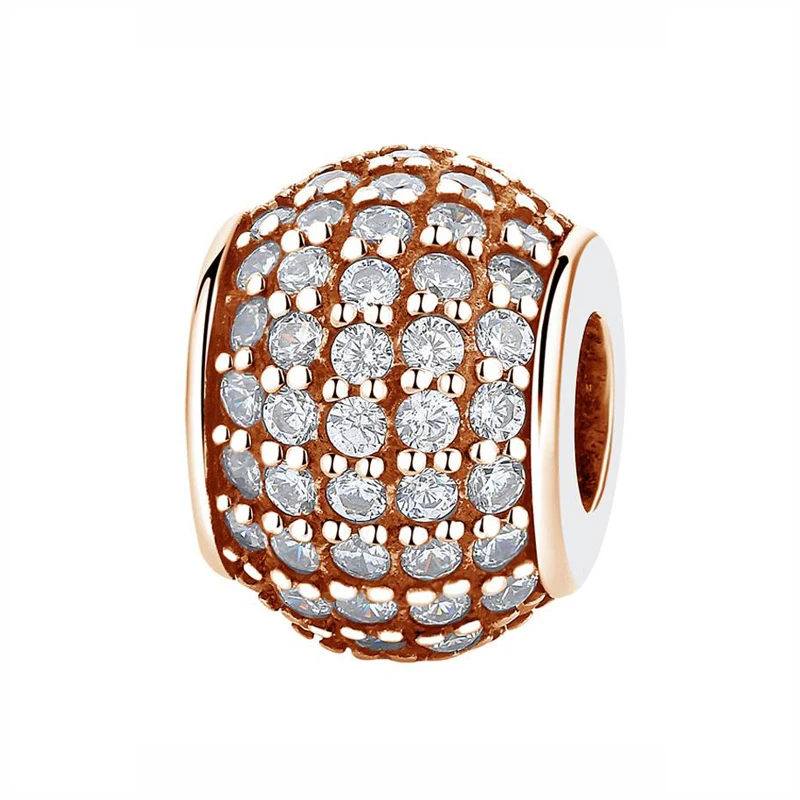 Аутентичные оригинальные Подвески 100% бусины из стерлингового серебра 925