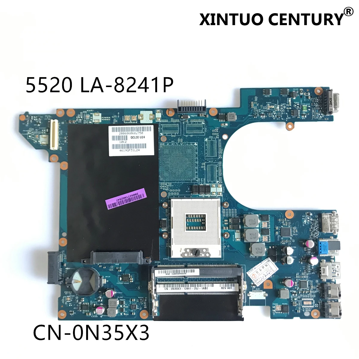 

CN-0N35X3 0N35X3 N35X3 LA-8241P для DELL inspiron 5220 Материнская плата ноутбука QCL00 HM77 DDR3 100% тестирование работы