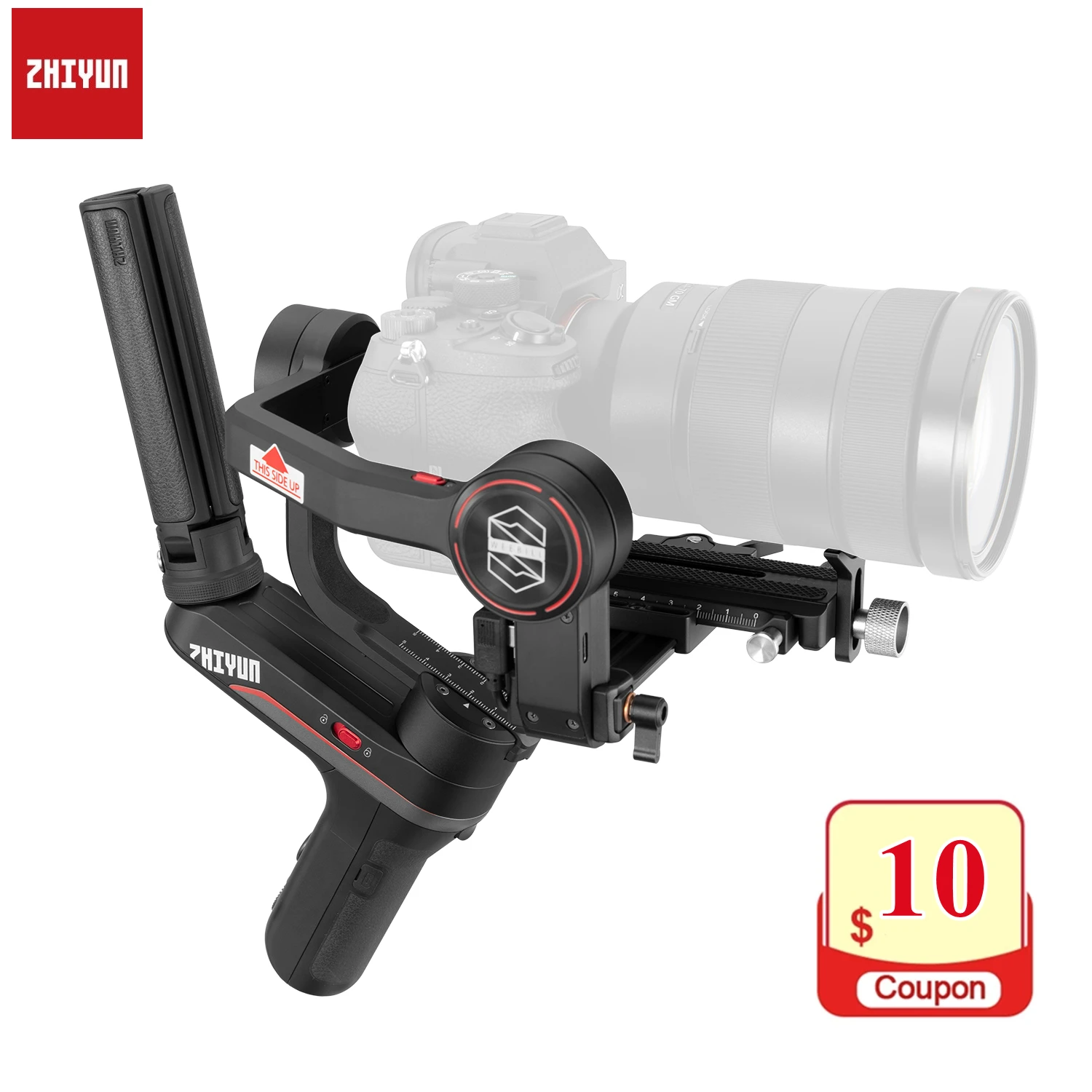 3-осевой карданный шарнир Для беззеркальных и DSLR камер, таких как Sony A7M3, 300% улучшенный двигатель, чем Zhiyun weeball Lab