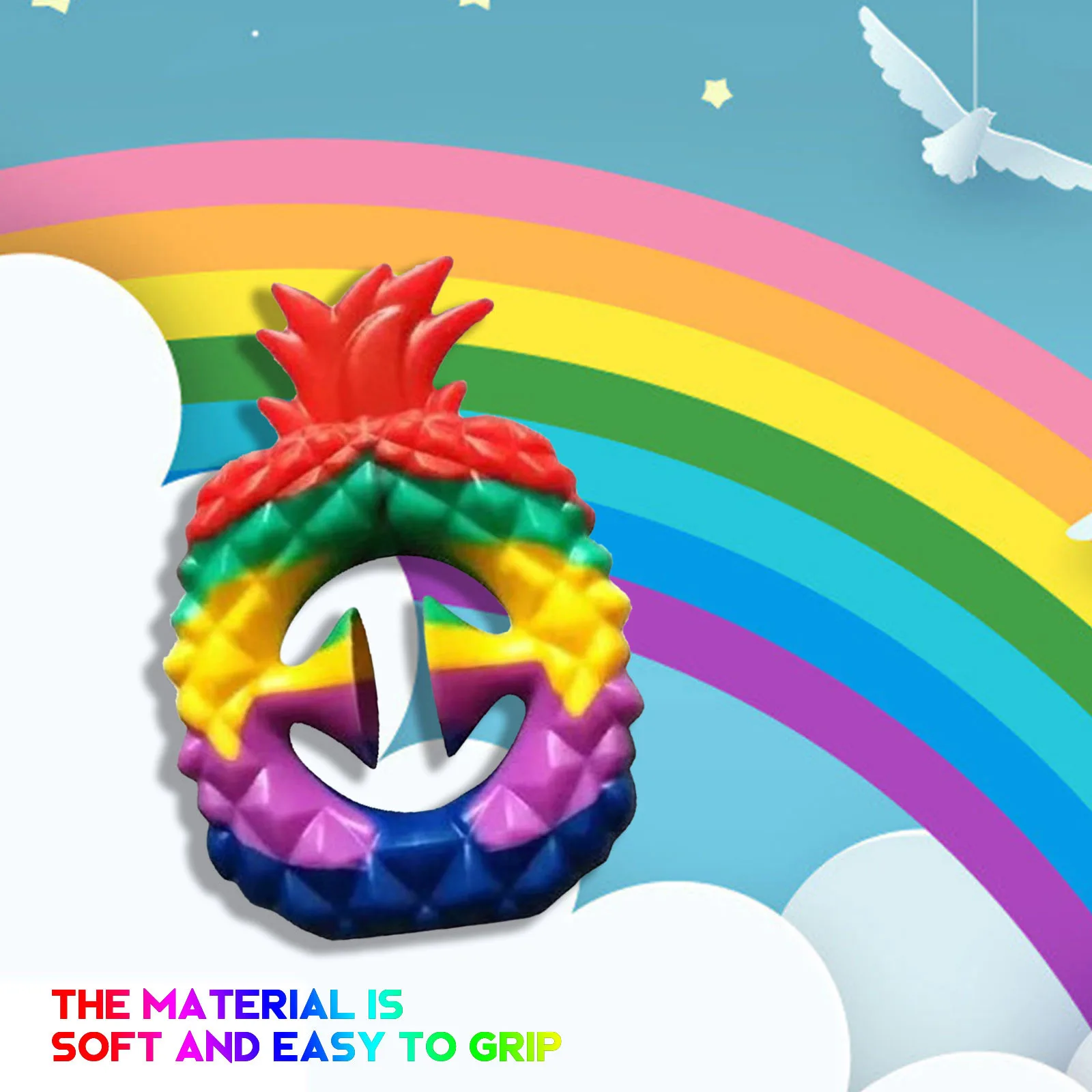 

Simple Snapperz Sensory Fidget Snap Hand Toy Relief Stress Relieve Anti-anxiety Silicone Toy Fidget Sensory Toy Brinquedos