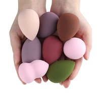 fashion makeup sponge foundation powder puff blending sponges cosmetic puff multi color waterdrop 3 shapes cosmetic tools
