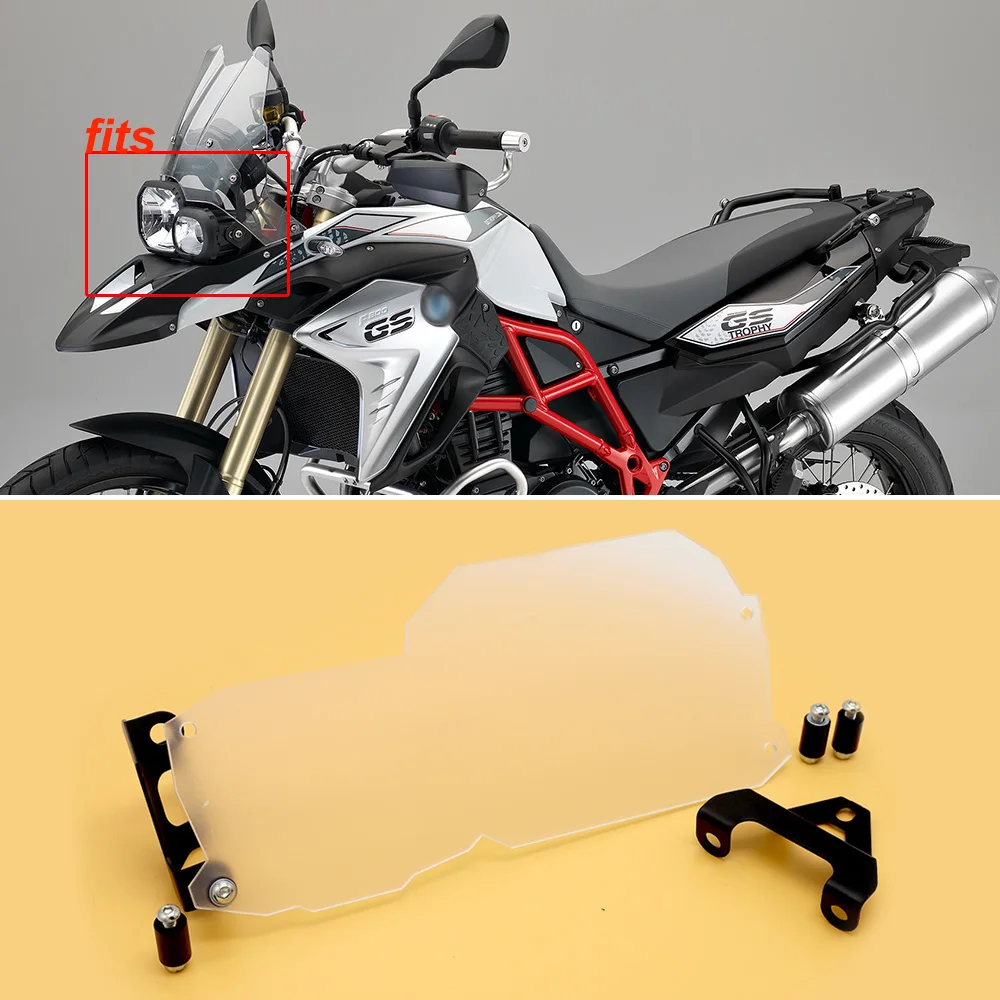 F700 F800 F650 GS Front Headlight Guard Cover Lens Head Light Lamp Protector For BMW F650GS F700GS F800GS ADV Motorcycle 08-2018 |