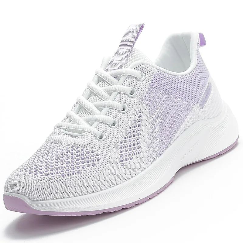 

WHNB Women Sneakers Flats Shoes Women 2021 Summer Mesh Running Shoes Lace Up Comfortable Breathable Female Outdoor Casual Shoes