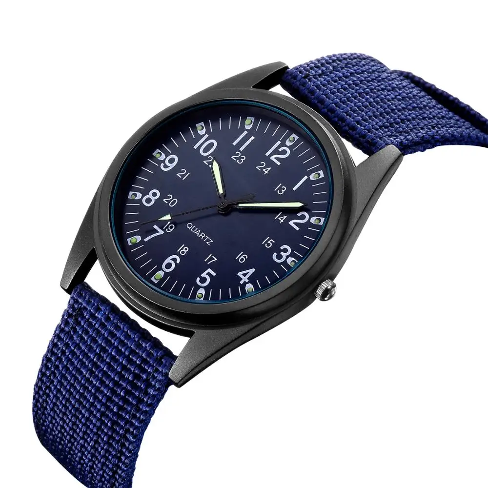 Reloj Hombre 2019 новый нейлоновый ремешок Военные часы мужские холщовые армейский