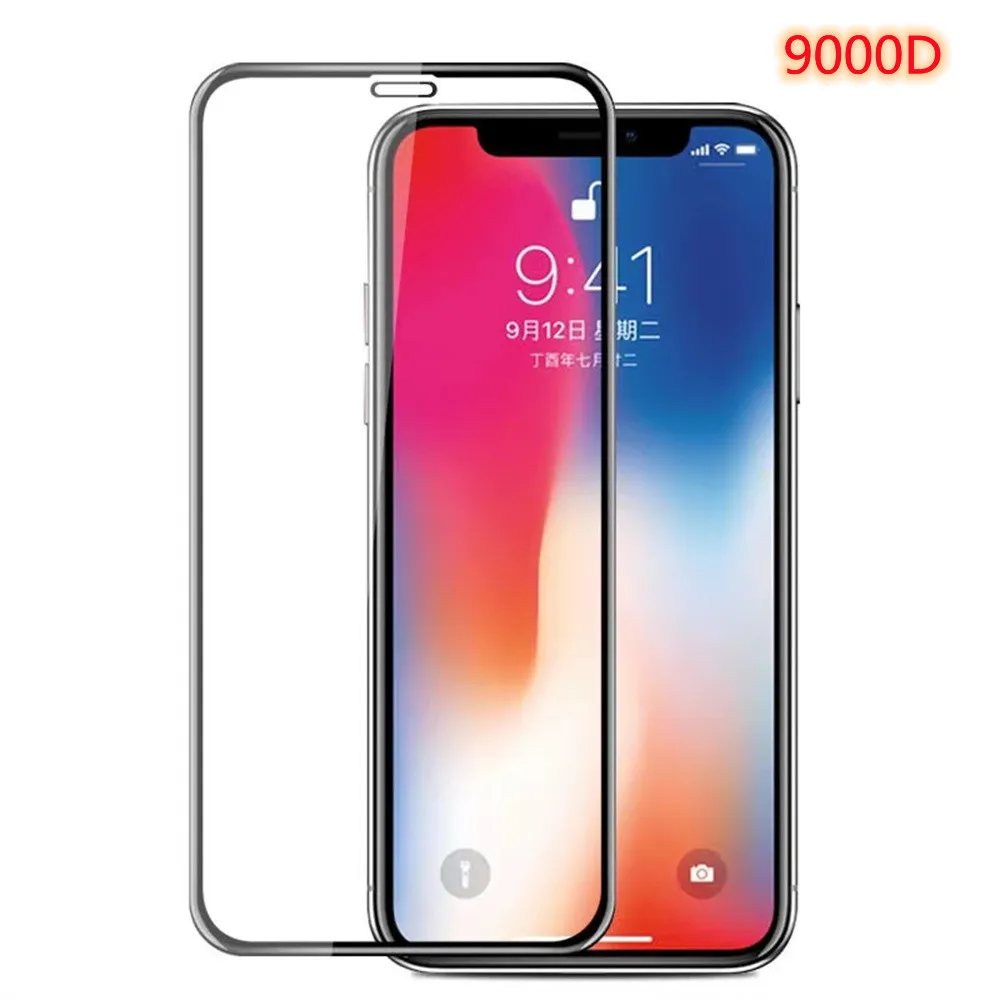 

Стекло с полным покрытием для iPhone X XS Max XR 12, закаленное стекло для iPhone 7 8 6 6s Plus 5 5S SE 11 Pro, защита экрана