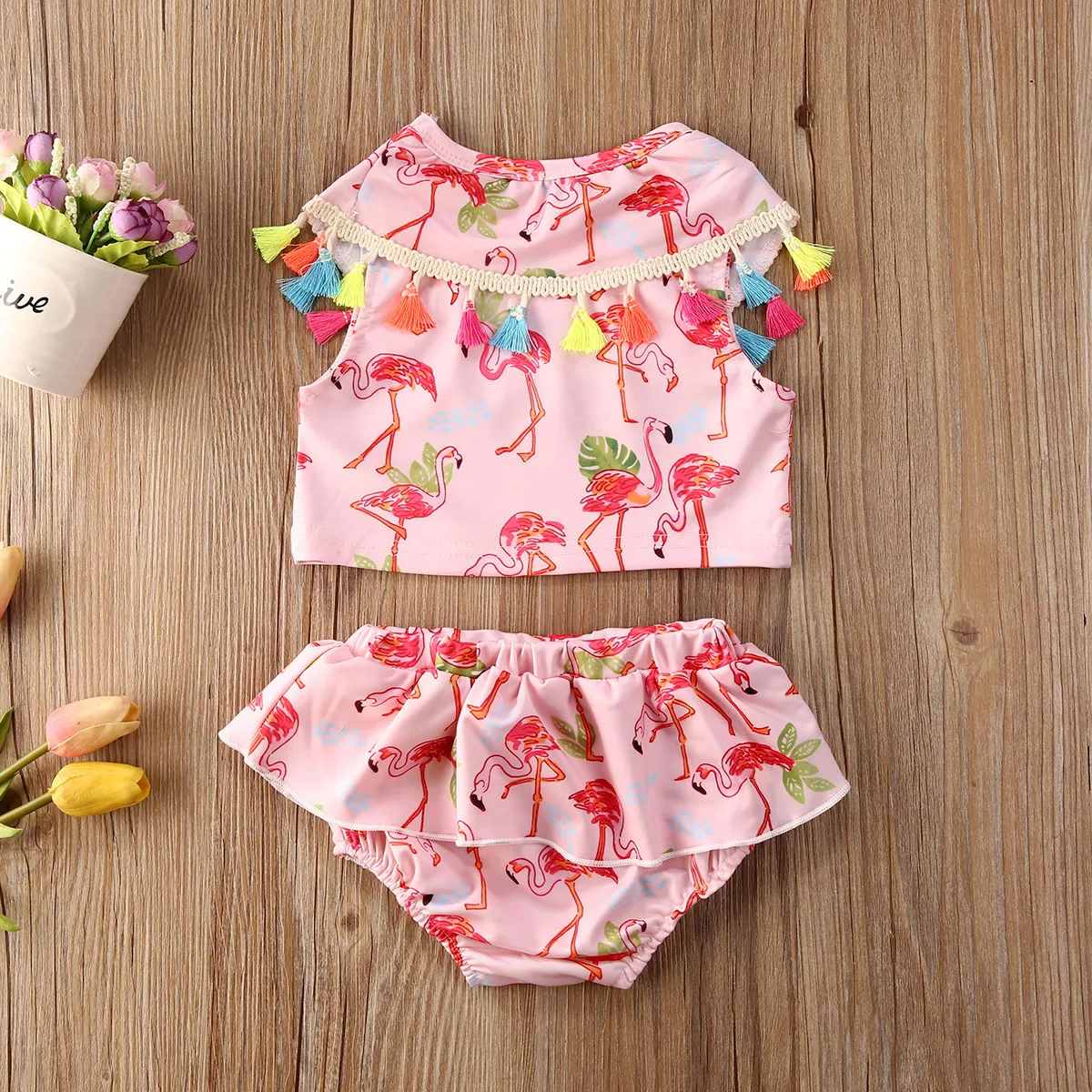 2020 комплекты бикини для маленьких девочек одежда купания футболки с длинными