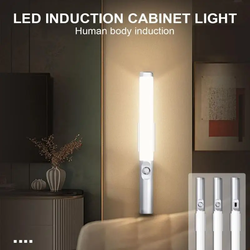 

30 LED Smart Home Night Light Motion Sensor Light USB Rechargeable 3000K Under Cabinet Light PIR Motion Sensor Closet Lights