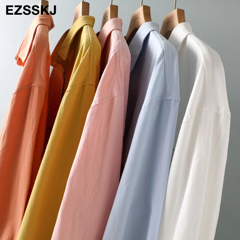 Новинка 2021 шикарная Повседневная фоторубашка Женская белая блузка рубашка на