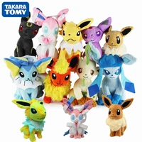 22cm takara tomy pokemon plush dolls toy kawaii anime cartoon umbreon leafeon jolteon espeon flareon model doll toys kids gift
