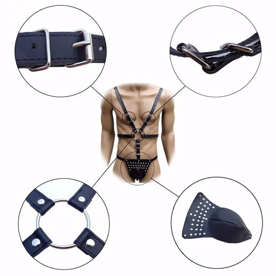 Adjustab кожаный БДСМ связывание ремни удерживающий набор для взрослых SM игра