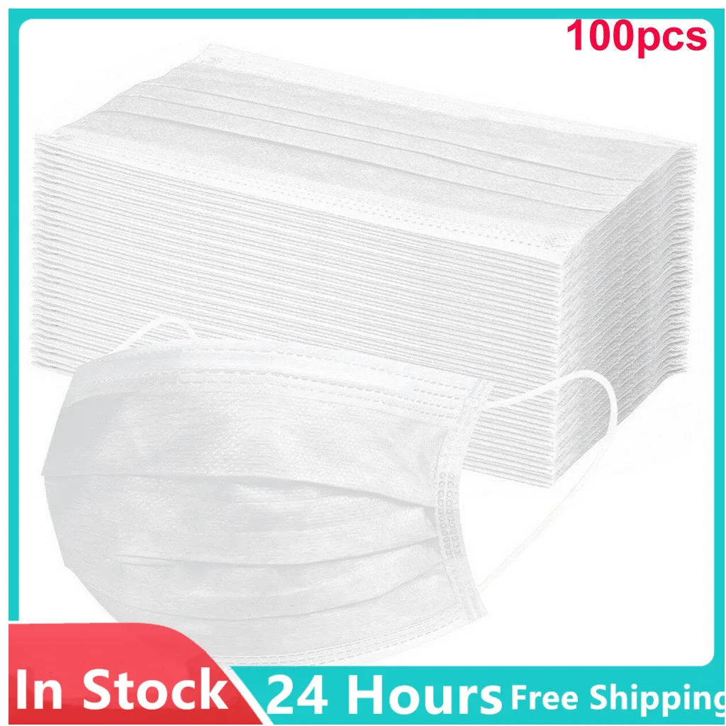 Маска одноразовая унисекс 3-слойная для лица дышащая маска косплея на открытом