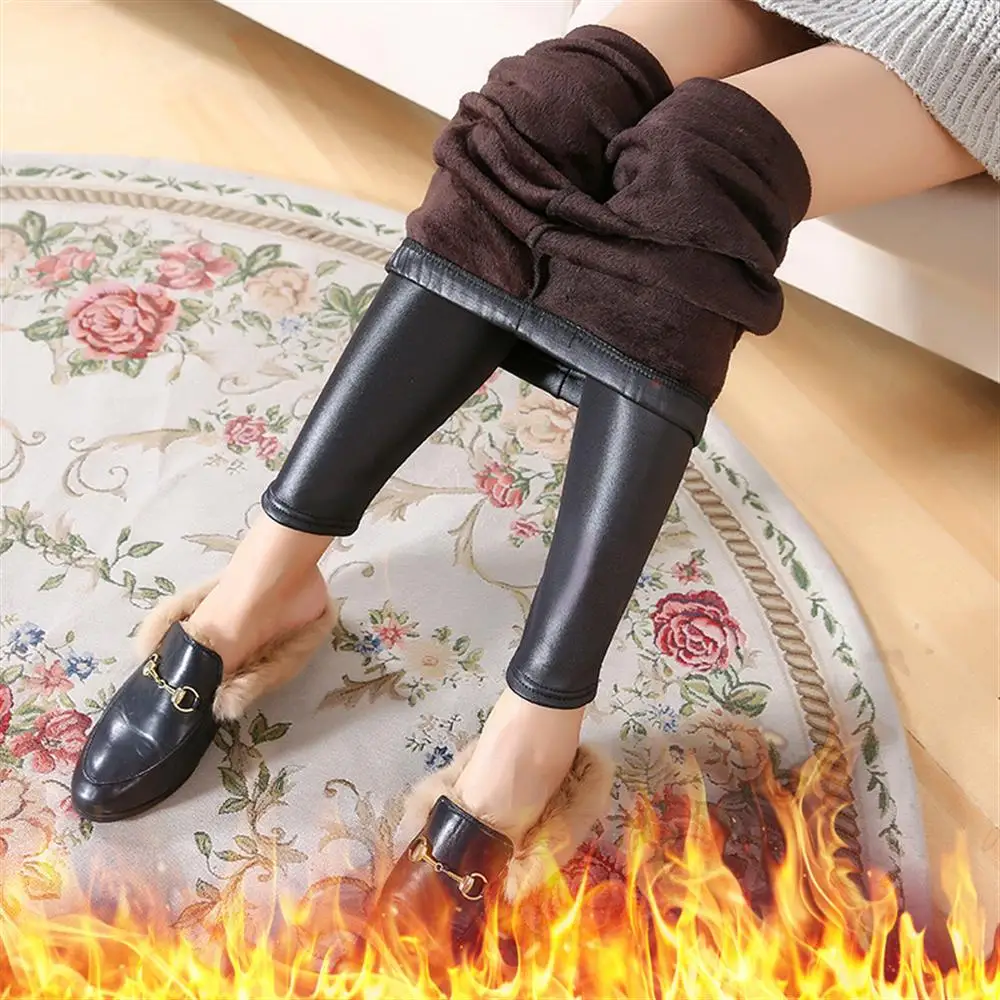 Осень Зима хит женские леггинсы утолщенные бархатные эластичные с высокой