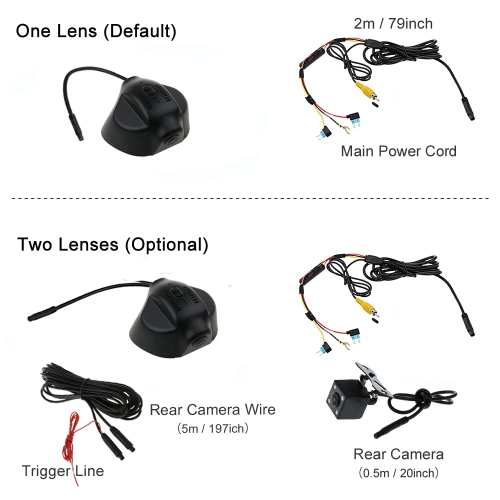 Автомобильный видеорегистратор с Wi Fi цифровой для Jeep Cherokee KL 2014 2015 2016 2017 2018 2019