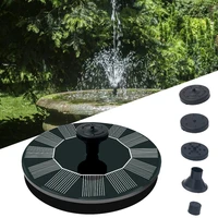 2020 newest automatic start solar fountain pump waterproof floating solar panel water pump kit for pond pool garden decoration