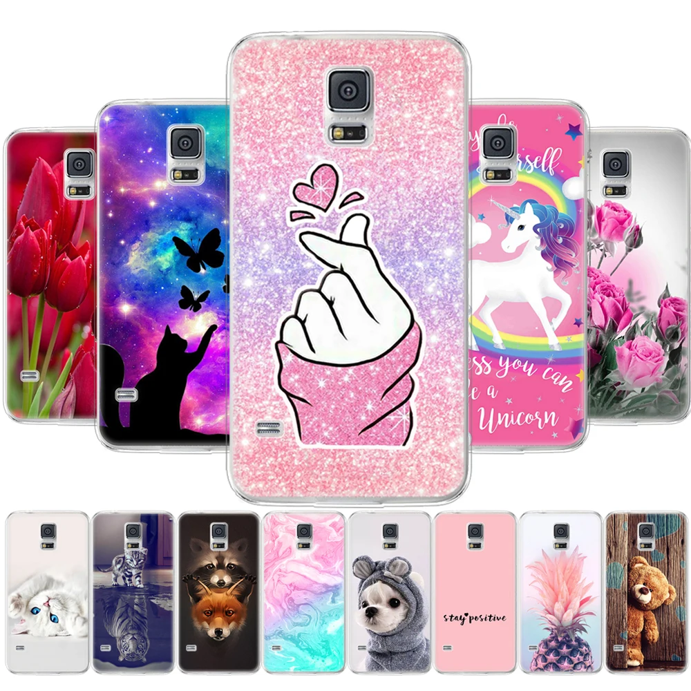 

For Samsung Galaxy S5 Case Silicon Soft TPU Back Phone Cover For Samsung S5 Neo Capa Case For Samsung S5 i9600 SM-G900F Coque