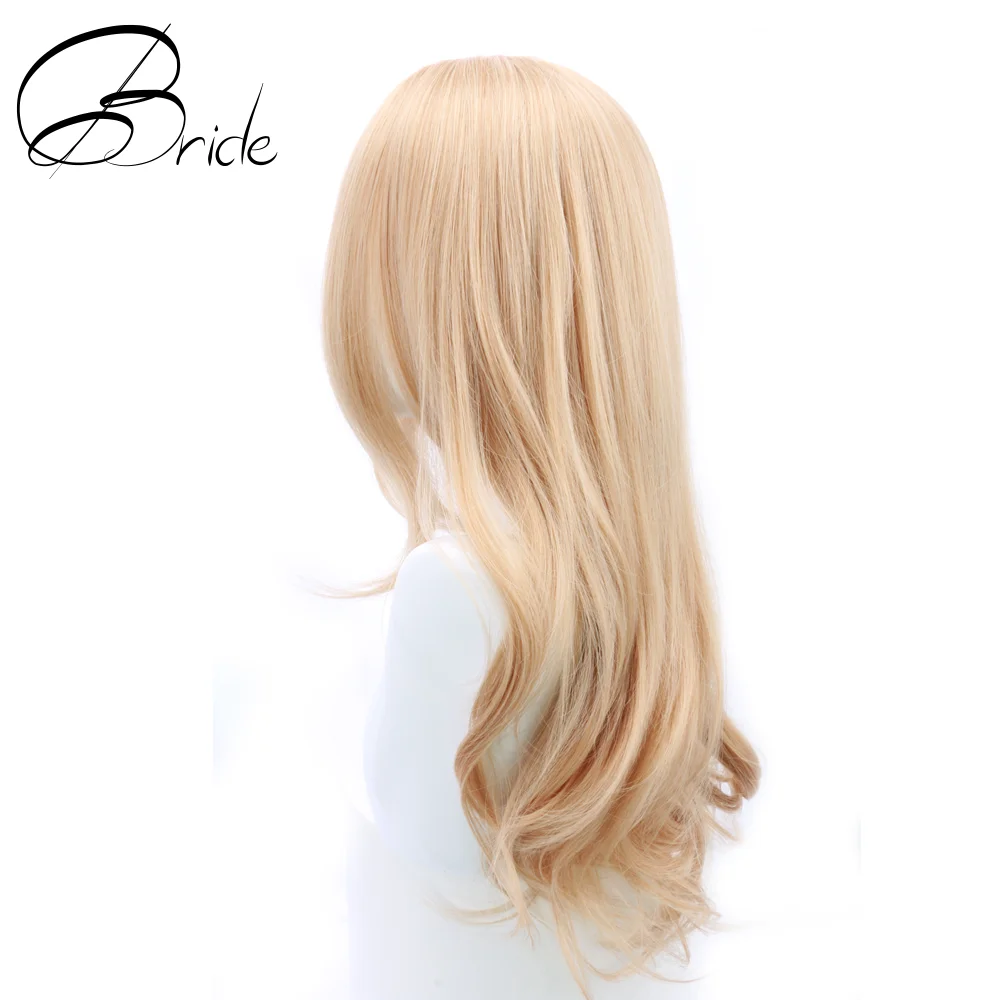 Парик для косплея невесты 20 дюймов парик блонд парики с волнистыми волосами