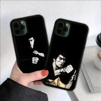 bruce lee phone case for pc iphone 5 5s se 6 6s 7 8 11 12 x xs xr pro plus max mini cover