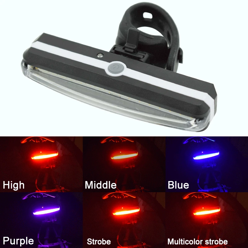 

Rechargeable Bike Tail Light LED 6 Modes Multi style USB Bicycle Rear Lamp Bike Accessories