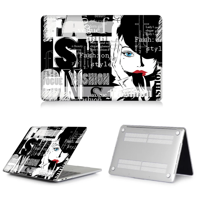 Чехол MTT для ноутбука Macbook Air Pro Retina 11 12 13 15 16 с сенсорной панелью пластиковый