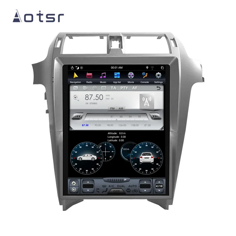 Tesla styel Android 8 Автомобильный dvd-плеер gps навигация для Lexus GX400 Lexus GX460 2010- Авто радио мультимедиа палер головное устройство