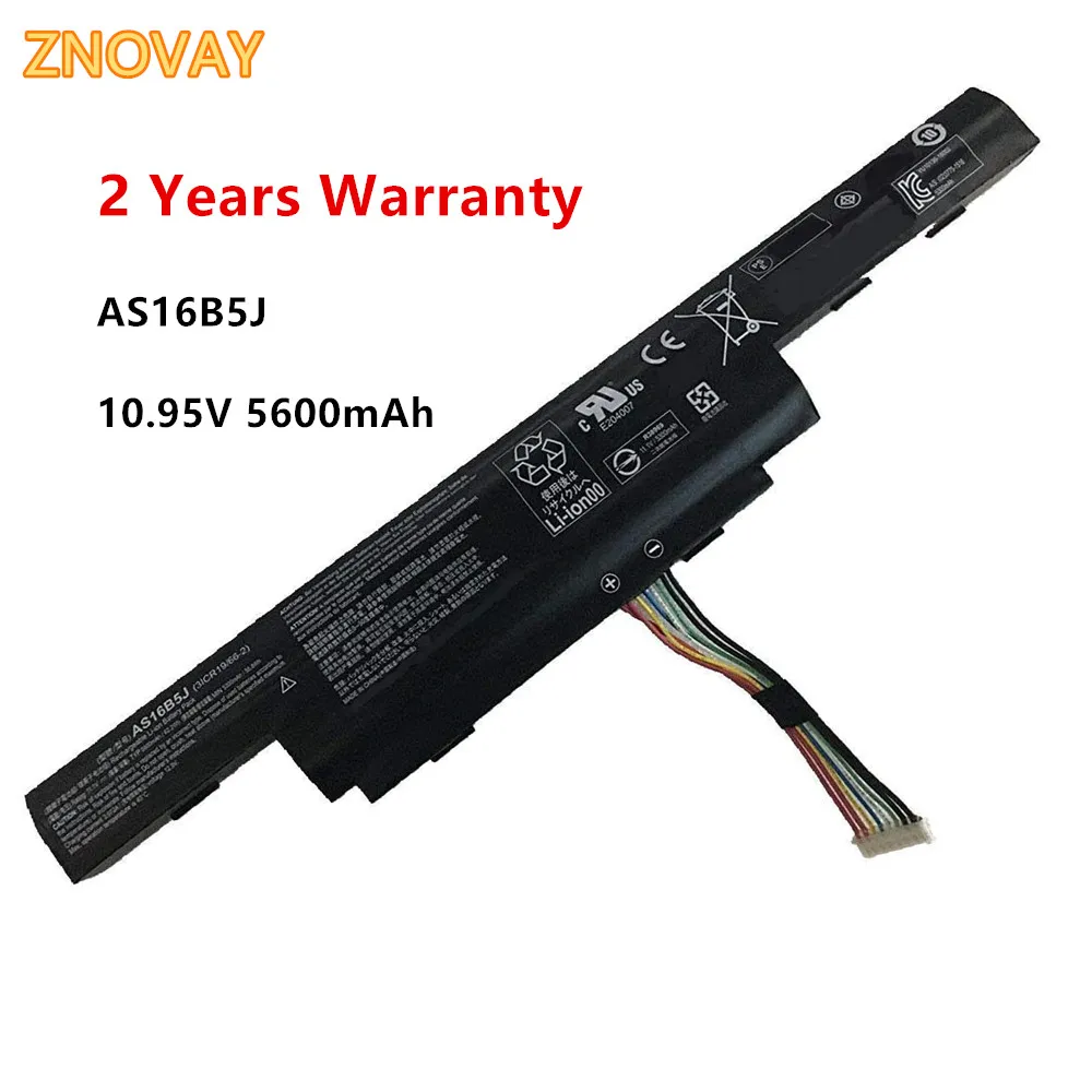 10.95V 5600mAh Laptop Laptop AS16B5J AS16B8J Battery for Ace