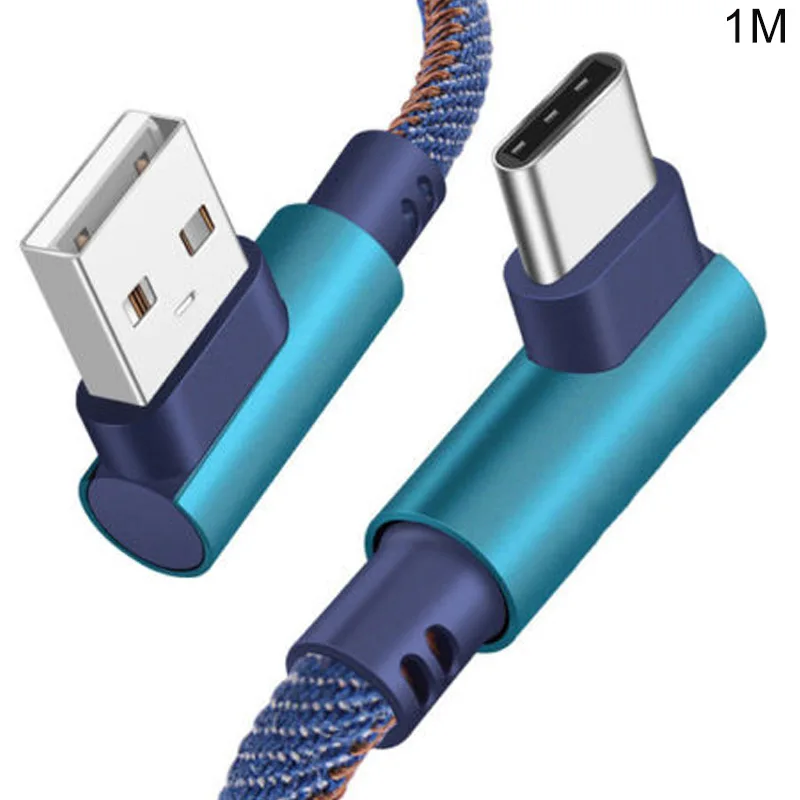 Тип C 90 градусов правый угол USB 3 1 Быстрая зарядка и синхронизация данных зарядное