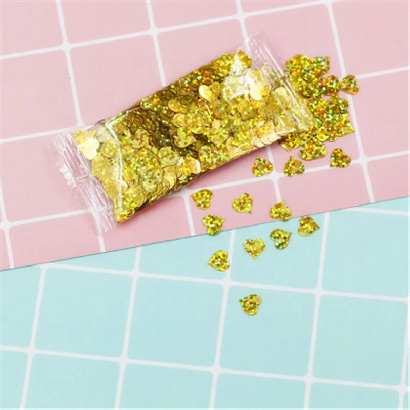 5 Глина для моделирования DIY поставки слизи Шарм Love Shell письмо блестки ручной работы Сказочный сон кристалл клей наполнитель слизи материал - Цвет: 5