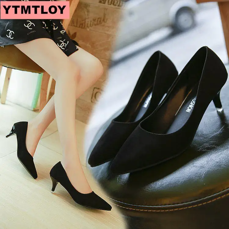 Размера плюс г. 34 43 женская простая офисная обувь модные женские туфли лодочки с