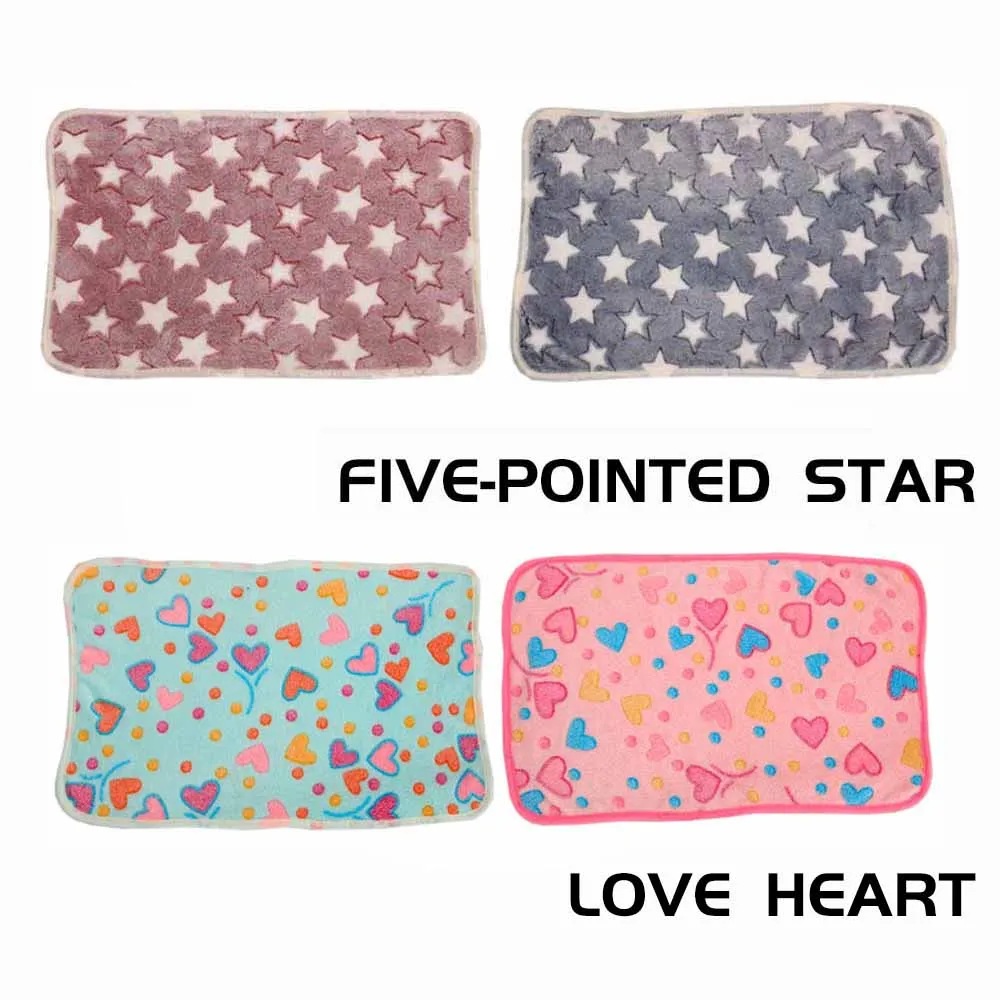 100% Коралловое Флисовое одеяло для кошек и собак мягкий удобный большой коврик