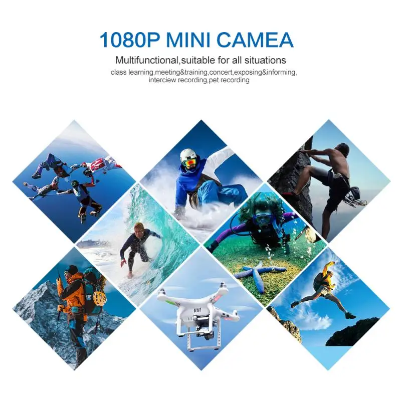 Новая Скрытая камера SQ11 Mini 1080P с ночным видением видео функцией обнаружения