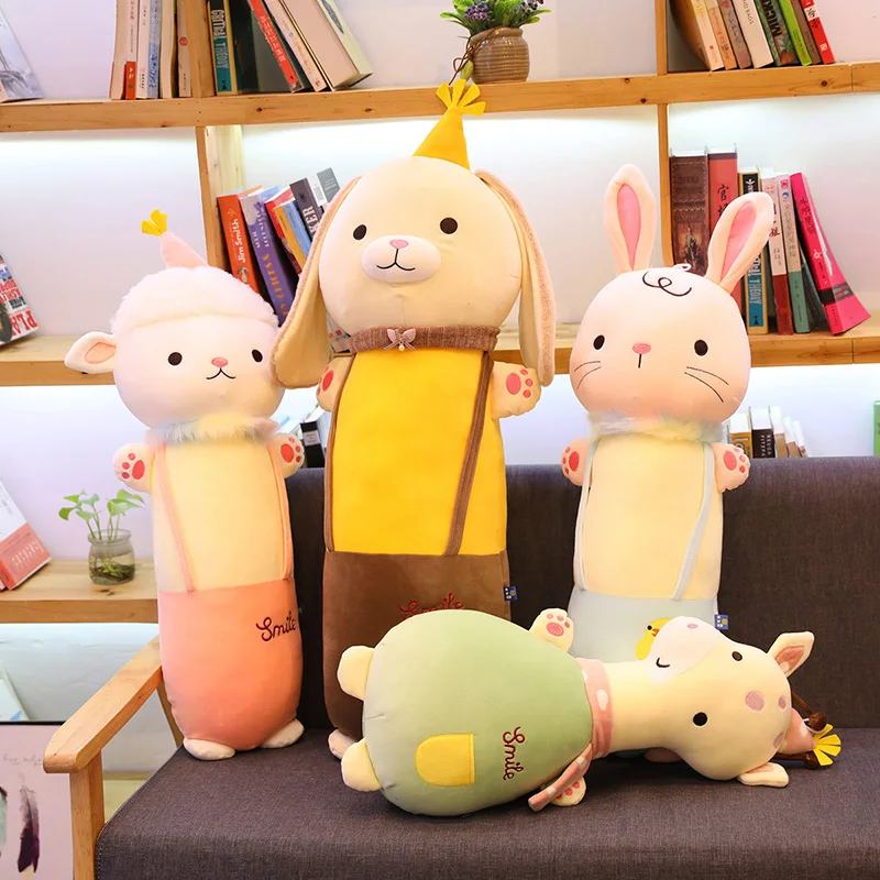 Невероятно милые домашние тапочки с длинным в виде зверушки (кролик плюшевые