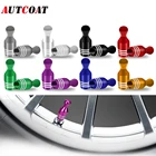Универсальные колпачки клапанов автомобильных шин для велосипеда и мотоцикла AUTCOAT 4 шт.компл. пылезащитный чехол для стайлинга автомобиля