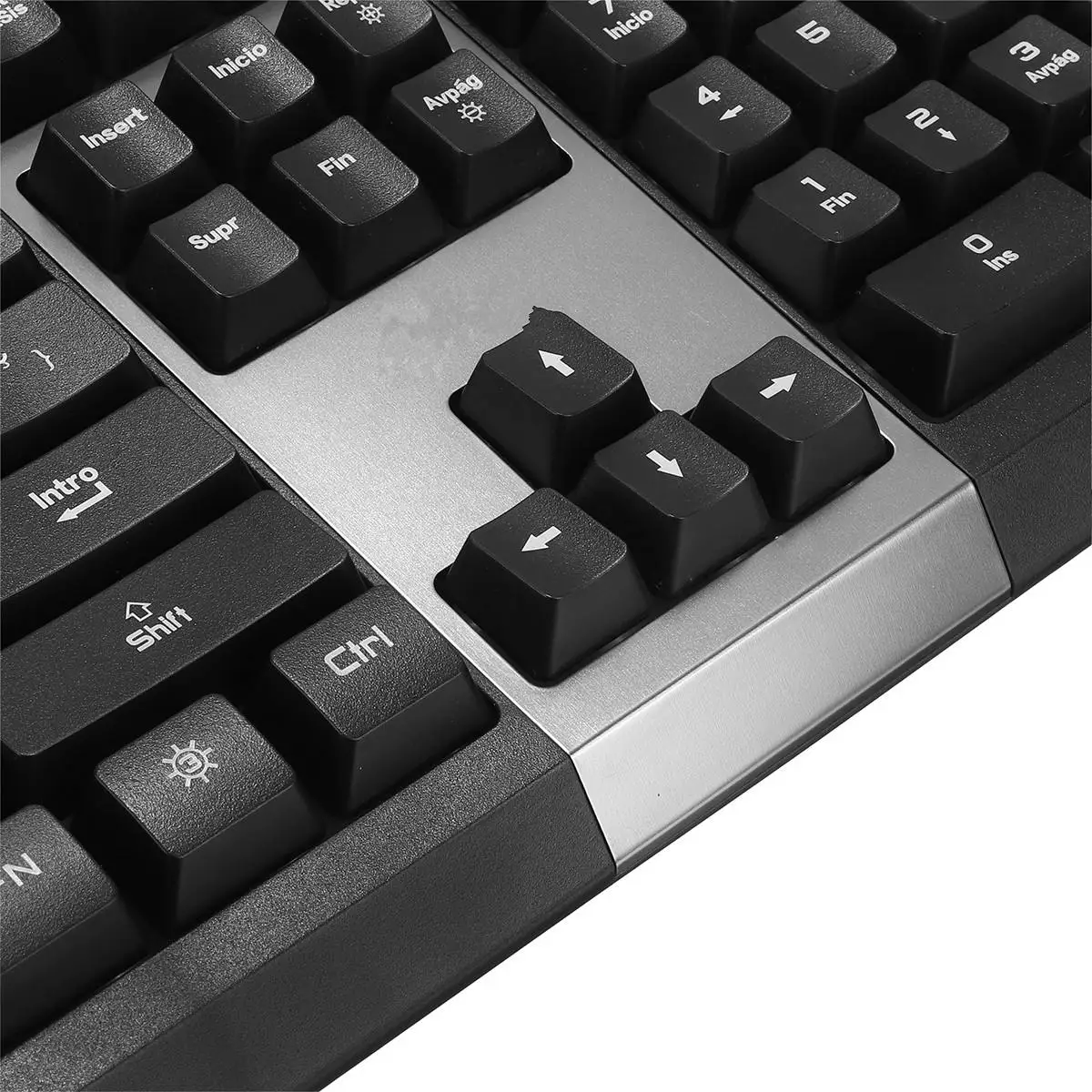 

104Keys USB Wired Keyboard 3 Color Backlit keyboard 12 Multimedia Function Buttons Mechanical Feeling Keyboard for Gaming Office