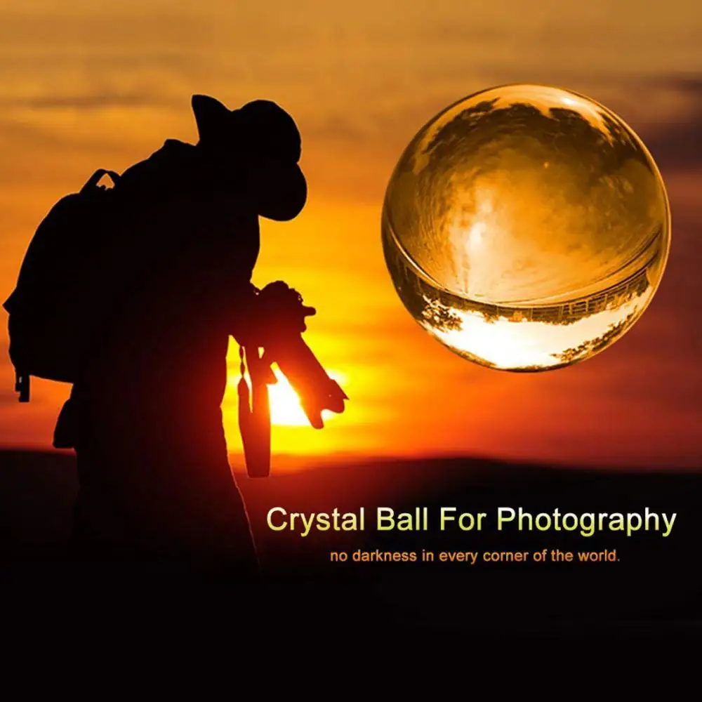 Новый прозрачный стеклянный хрустальный шар 20/30/40 мм исцеляющая Волшебная Сфера